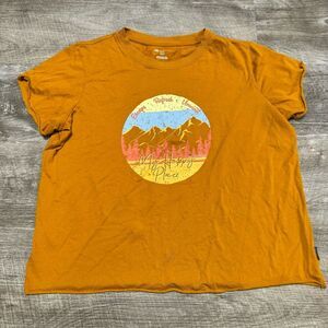 Eddie Bauer My Happy Place T-Shirt Size Large